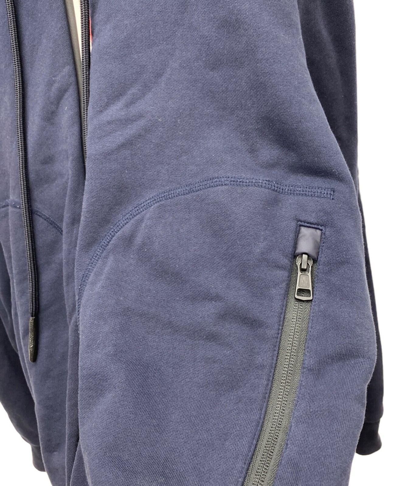 MONCLER/MAGLIA CARDIGAN Zip Hoodie Navy Size: XXL thumbnail 6