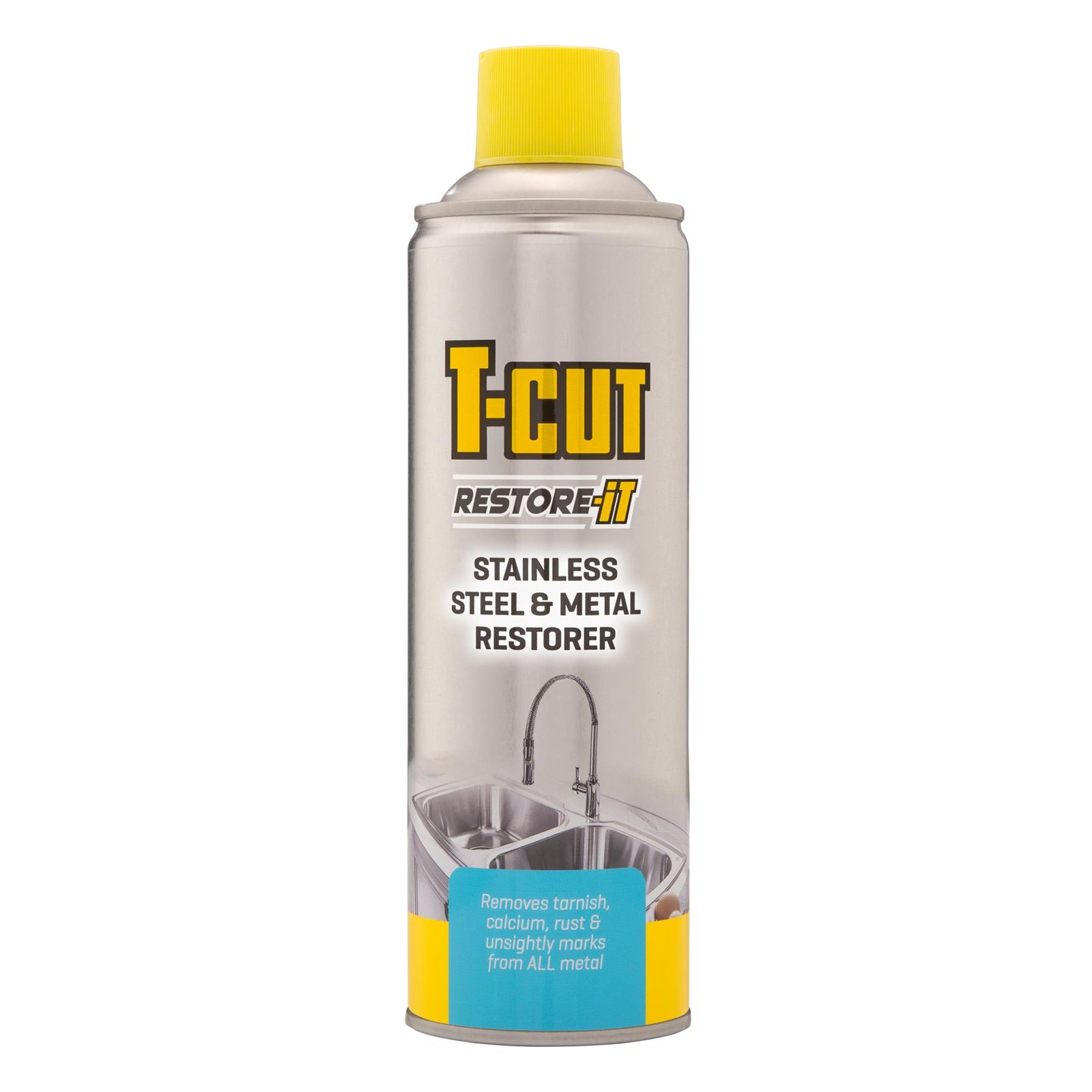 4x T-Cut Stainless Steel & Metal Restorer 500mL Heavy Duty Polish & Shine Spray - Image 2