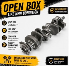 Open Box Eagle 103503480 Crankshaft 3.480 Stroke Int Bal Iron 2pc Seal