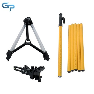 Height Laser Level Pole Mount Telescopic Pole Max 4.2M/13.8FT for Laser Level