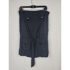 Mustard seed Dress Womens L sleeveless summer mini summer goth sexy halter