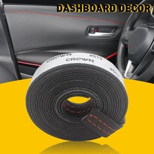 2M Car Dashboard Line Decor Sticker Strip Moulding Trim PU Leather Accessories