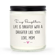 Gifts for Daughter, Unique Daughter Gift from Mom, Lavender Scented Candle