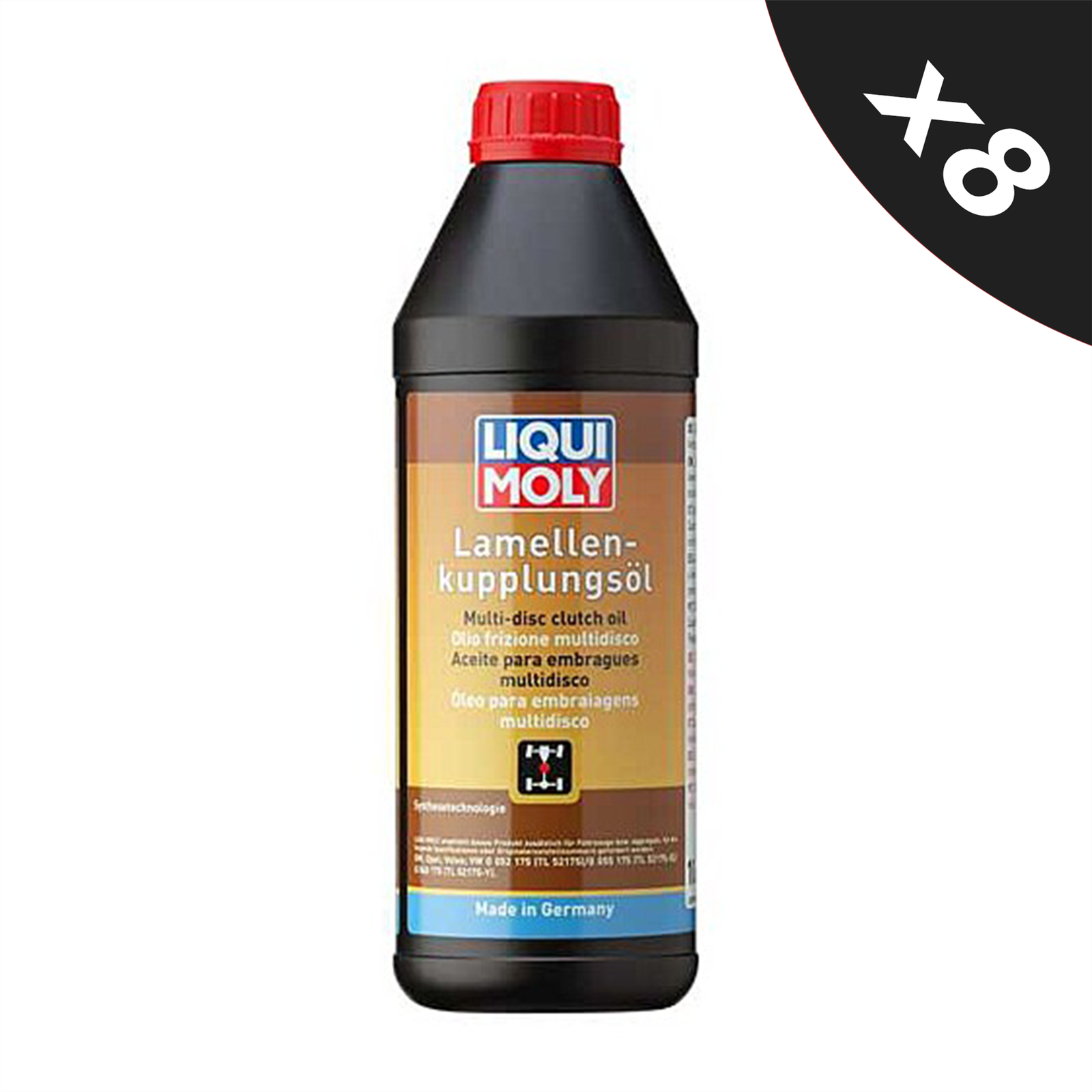 Liqui Moly High Performance Oil For Haldex Multi-Disc Clutch Oil 8x1L - Image 2