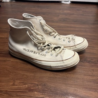 Golf Le Fleur x Converse Chuck 70 High Parchment Canvas - Size 11 