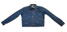 Vintage Maverick Denim Jacket Trucker 70s Mens 42 Stitched Distressed USA Made