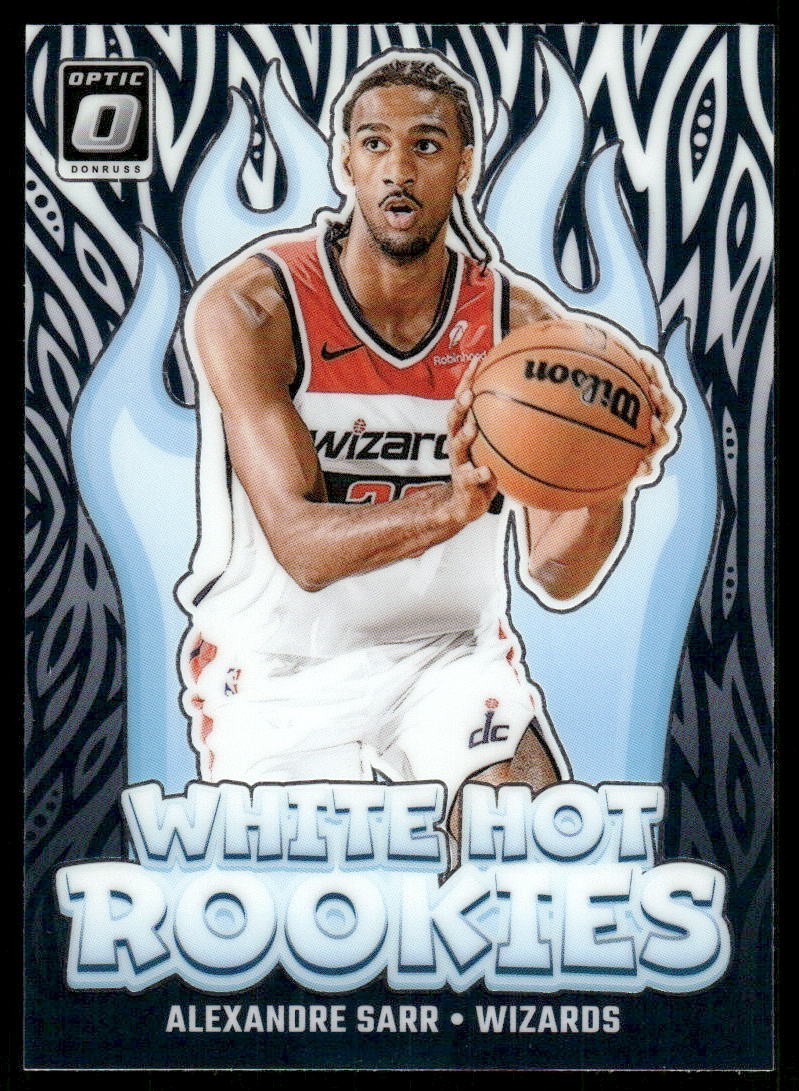 2024-25 Panini Donruss Optic - White Hot Rookies Alexandre Sarr #14 (RC)