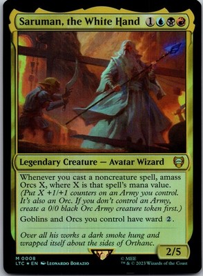 Saruman, the White Hand M Commander: The Lord of the Rings: Tales of Middle-eart