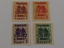 1918 Occupazione Austriaca Marche Fiscali  S. Daniele del Friuli, cat. € 90.