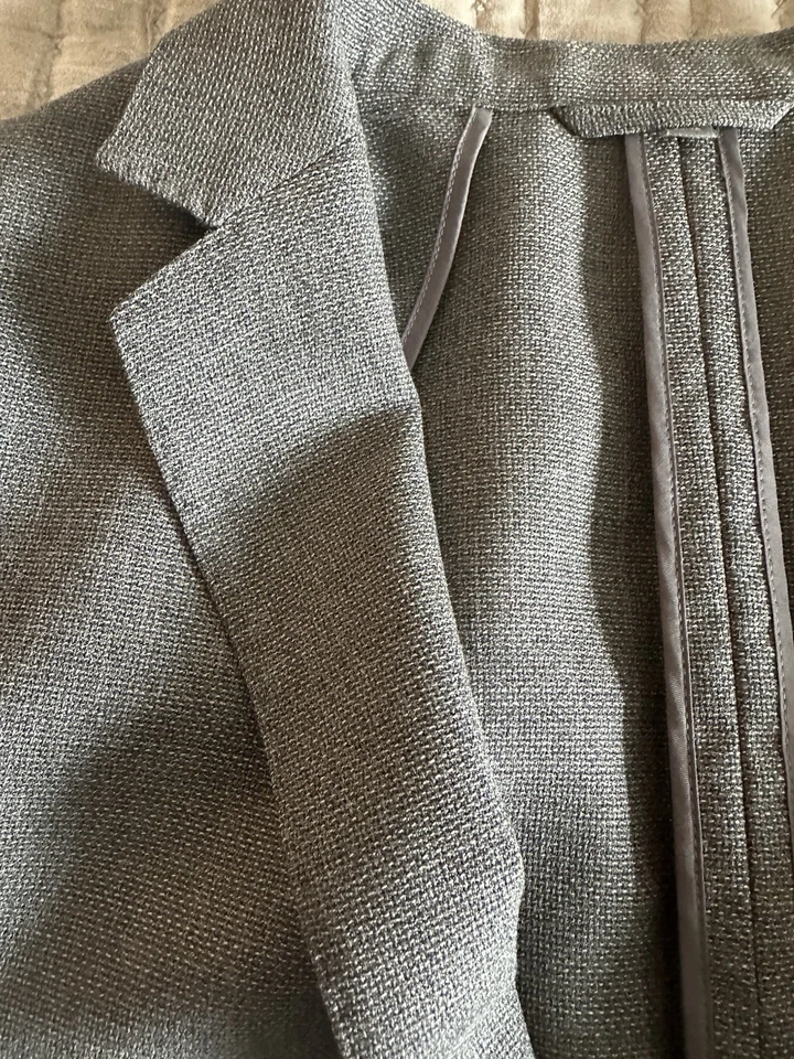 Blazer Bonobos Unstructured Vitale Barberis Canonico Lana Ajuste Atlético - 42L Foto 2 de 4