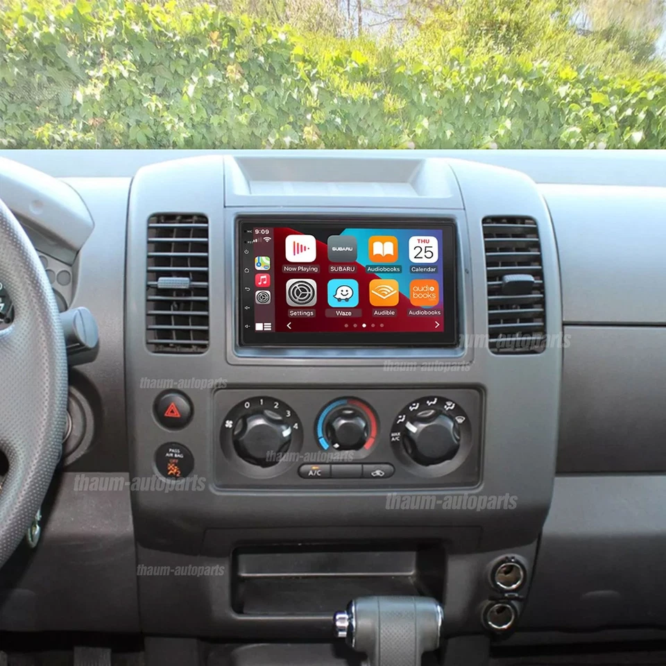 Rádio player estéreo Android 15 GPS para 2005-2009 Nissan Frontier Apple Carplay - Imagem 4 de 4