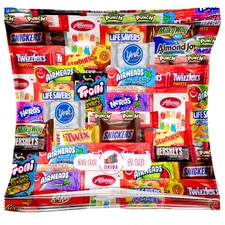 Assorted Candy & Chocolate Variety Pack - Individually Wrapped Party Candy & Cho