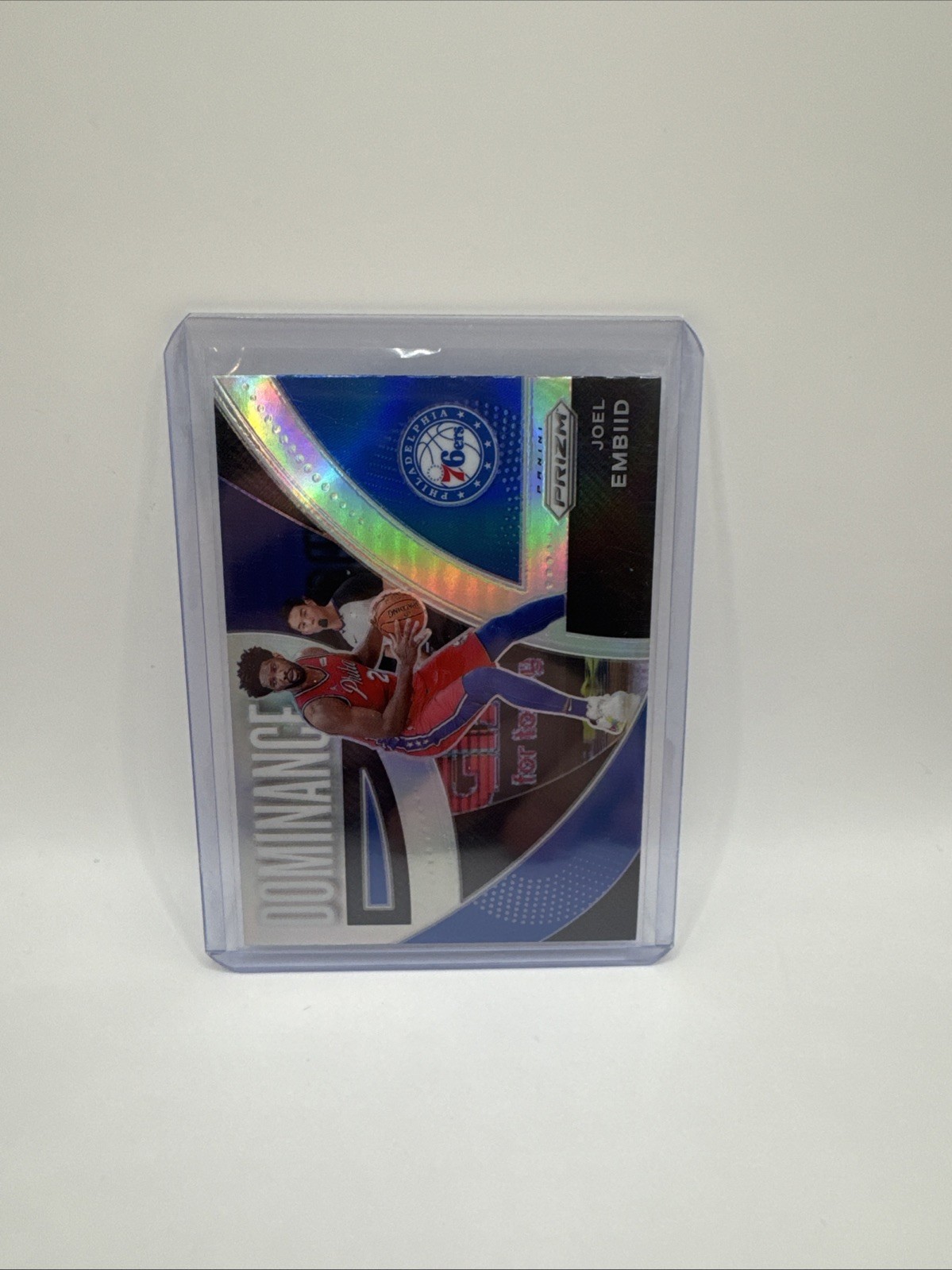 2021-22 Panini Prizm - Dominance Joel Embiid #24 Silver Prizm      #428