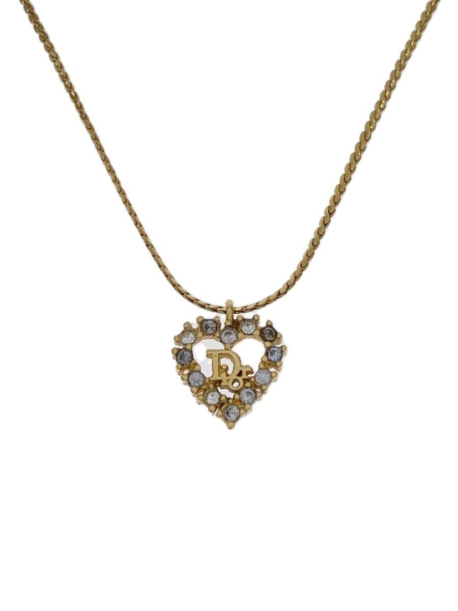 Christian Dior Women's Heart Necklace with Gold Top Used | eBay