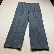 Zanella Made In Italy Pants Dress Trousers Super 130s Prince Of Wales 38x29