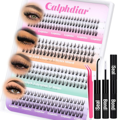 Bottom Lash Clusters Kit DIY Eyelash Extensions 4 Styles Bottom Lashes Extension