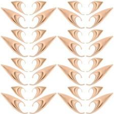 FRESHME Renaissance Fairy Elf Ears - 16 Pairs Pixie Ears Long and Short Style...