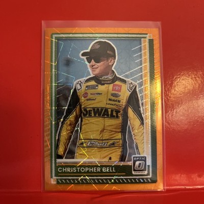 Christopher Bell 2025 Panini Donruss Optic Orange Velocity Car #70 NASCAR