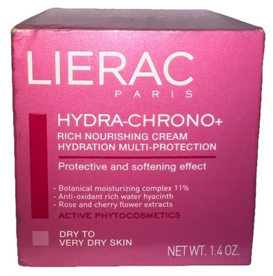 LIERAC HYDRA-CHRONO+ Rich Nourishing Cream Hydration Multi-Protection NewSealed￼