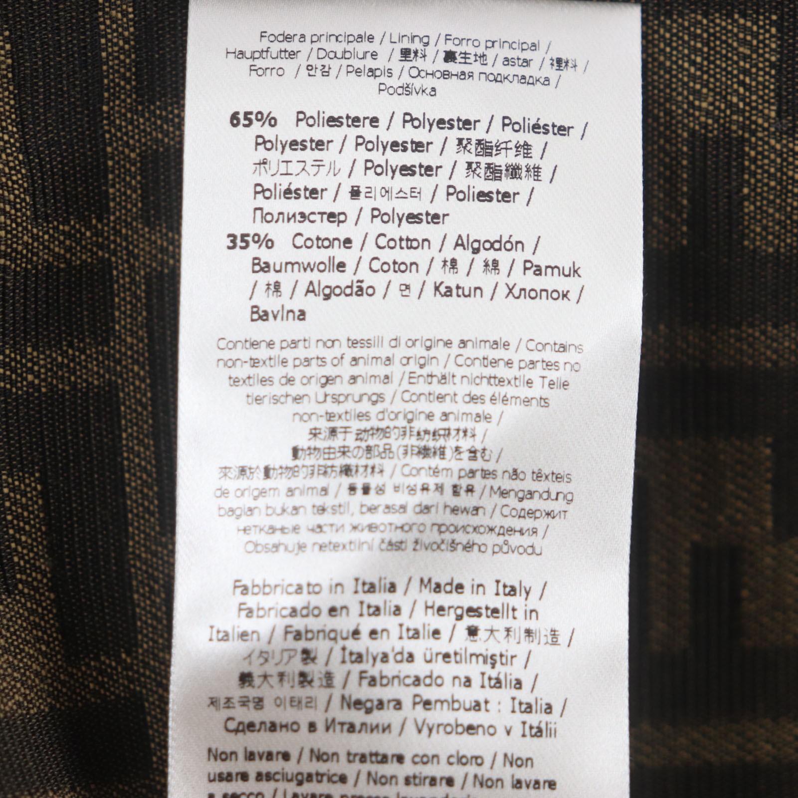 FENDI trench coat beige cotton mens 50 FF0741 thumbnail 12