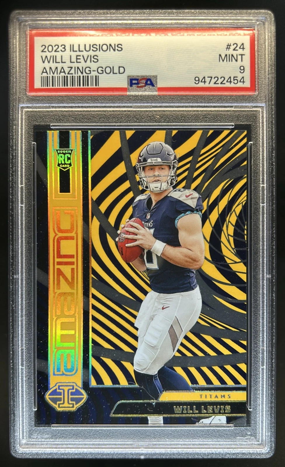 Will Levis Panini Illusions Amazing #24 Gold