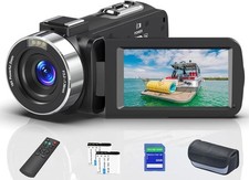 8K 64MP Video Camera 18X Digital Camcorder Video Camera for YouTube,Special Gift