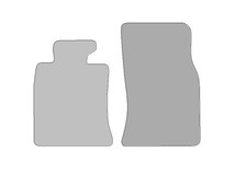 Lagerrest: Fußmattenset passend für Mini Roadster R59, Robust anthrazit, Umrandu