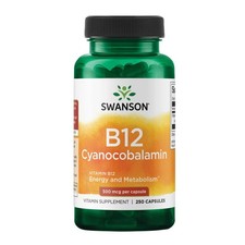 Swanson Vitamin B-12 500 Mcg 250 Capsules