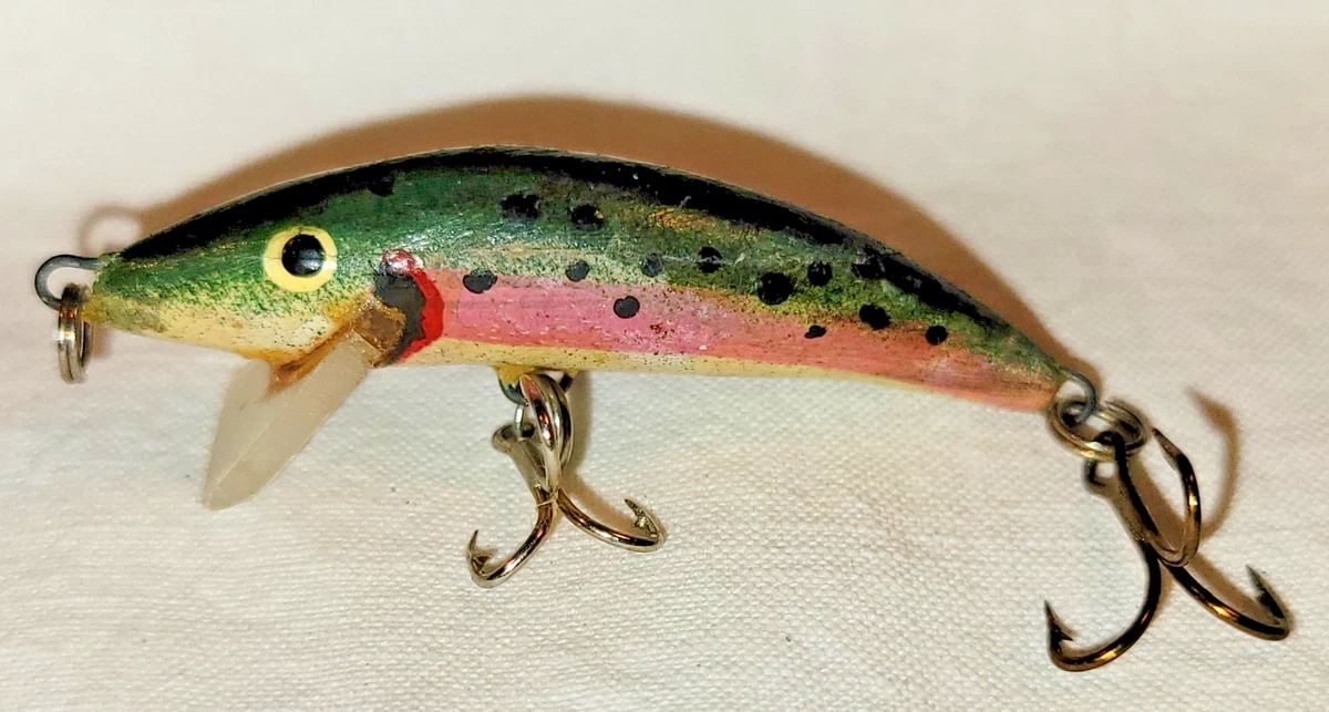 Rainbow Trout Wooden Vintage Fishing Lures for sale | eBay