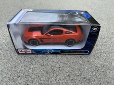 Maisto 1/24 2012 Ford Mustang Boss 302 Competition Orange