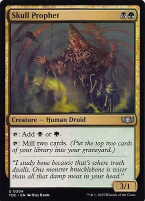 Skull Prophet TDC 304 Normal English NM - MTG
