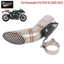 ZH2 Exhaust Pipe Slip on For Kawasaki ZH2 SE 2020-2023 Muffler Escape Loud