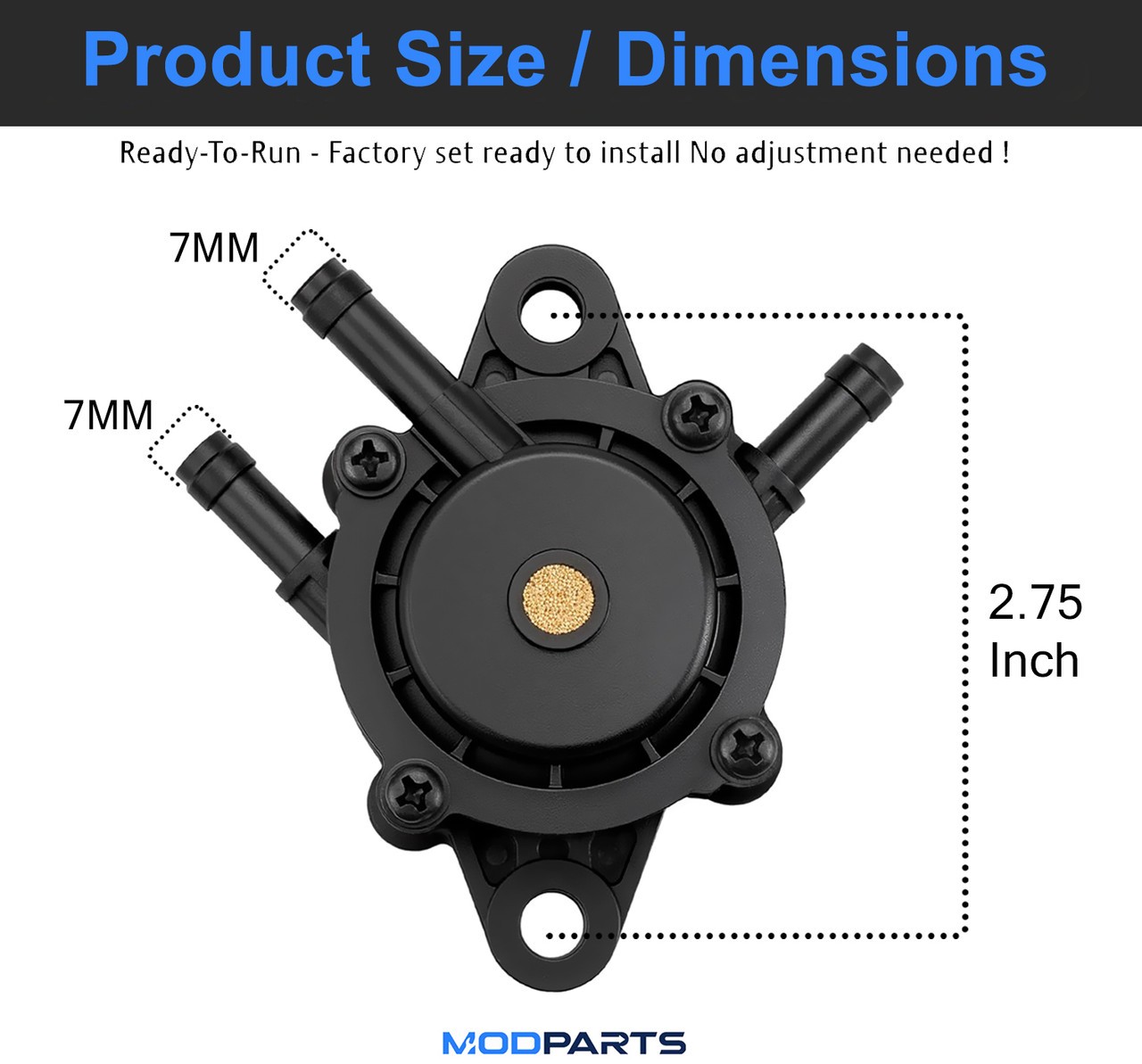 Fuel Pump for HONDA EU2000i EU1000i Generator Fuel Pump 16700-ZT3-013
