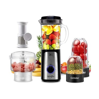 SANGCON 5 in 1 Blender and Food Processor Combo for Kitchen, Small Electric F...