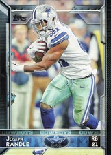 Joseph Randle 2015 Topps #4 Dallas Cowboys Football