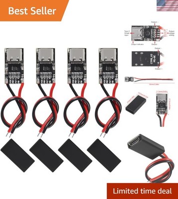 Compact 4PCS Type-C PD QC Trigger Board - Safe & Versatile Charging Solution