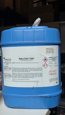 Ecolab Nalco 7667 40lb  Bucket Industrial Water Treatment Corrosion Inhibitor