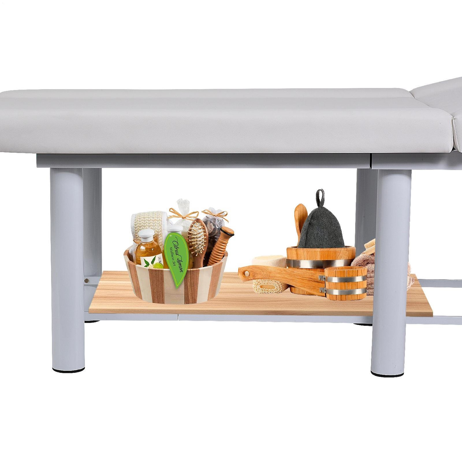 Massage Table Massage Bed Spa Bed 73" Long Facial Bed Salon Beauty w/ Headrest