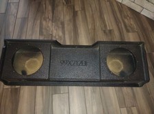 Ford Truck Cab 99X2 12DF Dual 12" Subwoofer Enclosure Box Single Port