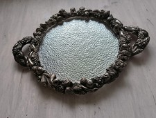 Seltene Tablett aus Zinn