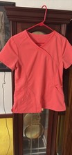 Pre-Owned Ladies Short Sleeve Scrub Top with 4 Pockets extra nice