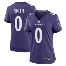 Baltimore Ravens Roquan Smith #0 Nike Women's Purple 2026 NFL Game Jersey