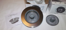 Set 2 Upgraded Drop in Kitchen Sink Drain Strainer Stainless Steel Stopper