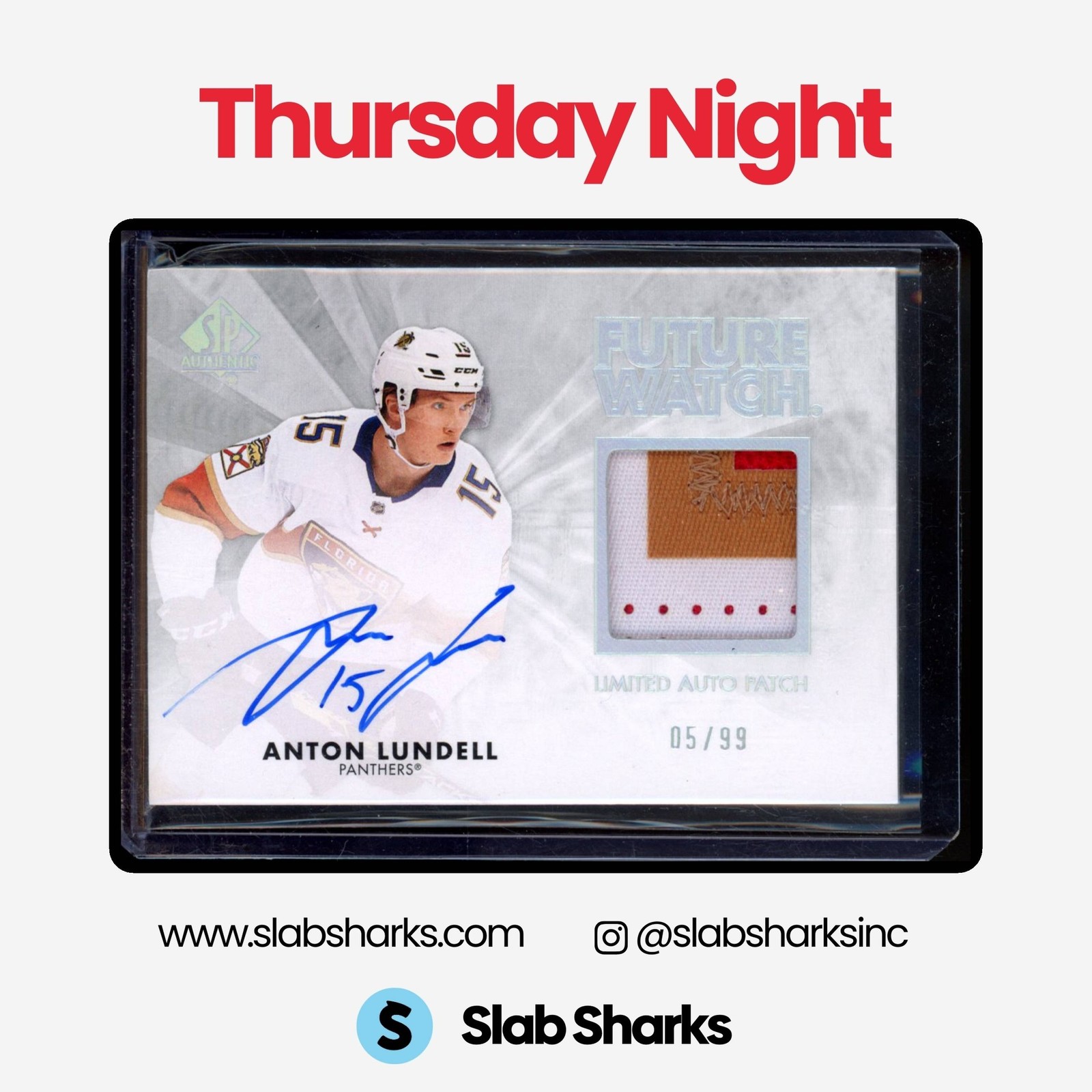 FUTURE ANTON 2011 /99 PATCH WATCH 2021 AUTO RC SP MEM RETRO LUNDELL AUTHENTIC - vintagewatches.pk