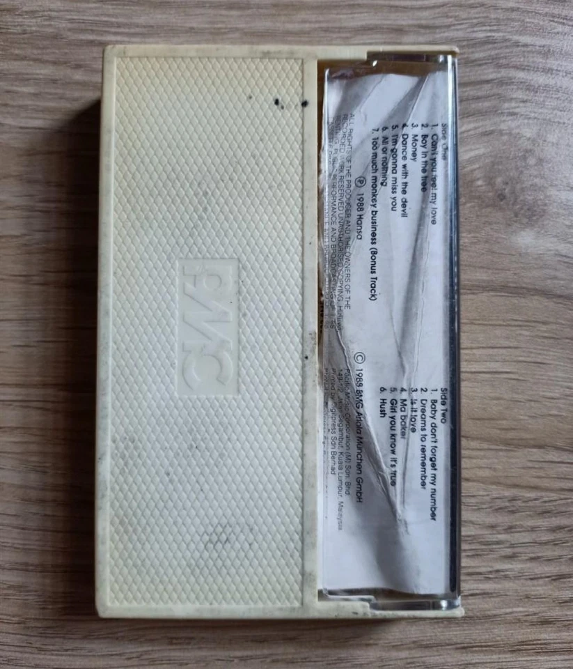 Milli Vanilli : All Or Nothing ( Cassette Tape ) - Image 2 of 4