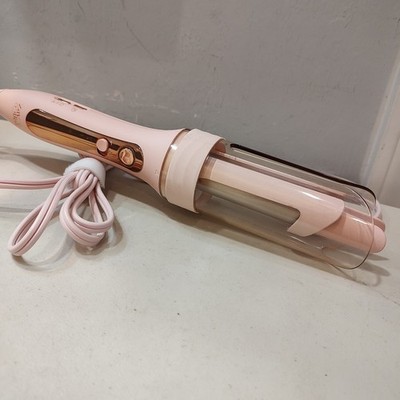 Zavarea Automatic Hair Curler Anti-Tangle  Curling Iron 1'' Barrel & 3 Temp Pink