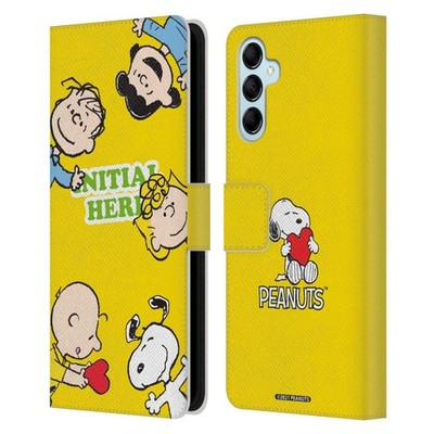 Head Case Designs Peanuts Art Leather Wallet Case for Samsung Galaxy M14 5G