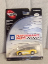 Mattel 2002 Hot Wheels GM Performance Parts Yellow 58 Corvette 3/4
