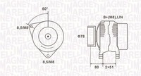 Magneti Marelli 063731919010 Generator FüR Ford
