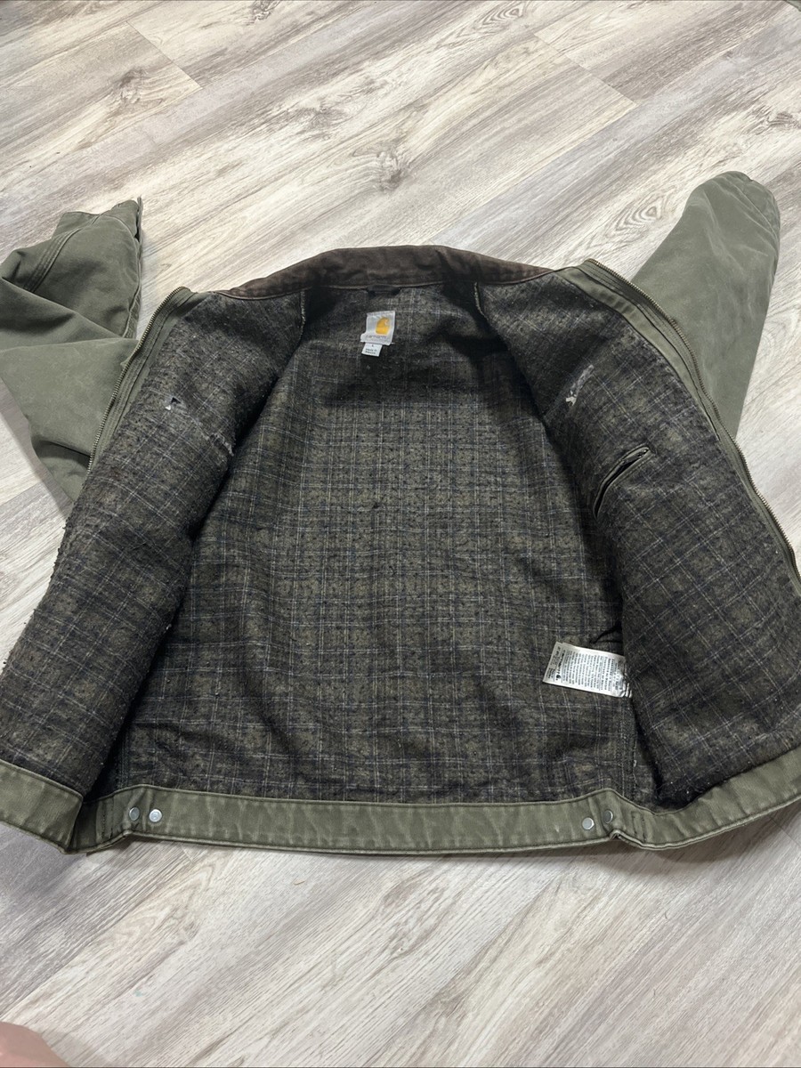 Carhartt Detroit Jacket J97 MOS Size Large | eBay